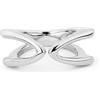 Uno de 50 UNOde50 Anello in lega di metallo placcato in argento Sterling, Design originale con ciondolo, Gioiello fatto a mano, Include una scatola con lucchetto rosso