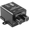 MEIRIYFA Controllo del volume dei bassi, Universal RCA Bass Amplificatore Controller, Audio Gain Equalizzatore, Pulsante di regolazione della frequenza per la maggior parte delle auto