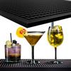 LIBRNTY Tappetino da Bar,Antiscivolo in Gomma Nero,Tappetino da caffè,Tappetino scolapiatti Microfibra,60 x 10.5cm Tappetino Scolapiatti in Silicone,Antigoccia Tappetino Bar,Barra Tappetino in Gomma