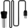 DONGKER Riscaldatore Acquario,28 ℃ 5W/10W/20W 5V 2A USB Riscaldamento Sommergibile per Acquari per Serbatoio Pesce e Tartarughe da 1,5-5 Litri