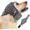 EASY JOY Paraorecchie Regolabili per Cani, Protezione dal Rumore, Scaldacollo e Orecchie, Sollievo dall'Ansia e Calmante