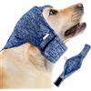 EASY JOY Paraorecchie Regolabili per Cani, Protezione dal Rumore, Scaldacollo e Orecchie, Sollievo dall'Ansia e Calmante