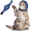EASY JOY Scaldaorecchie regolabile per cani, paraorecchie regolabili per cani, paraorecchie per cani, allevia l'ansia degli animali domestici, Blu Taglia S