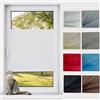 YANHONG Tende Plissettate per Finestra 30 x 40 cm Montaggio facile e veloce Tendina Veneziana Senza Fori Plisses, plisse per finestra e camera da letto, Bianco