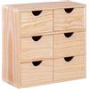 ARANAZ S.L. MANUFACTURAS DE LA MADERA Miniblock 6 cassetti in legno di pino