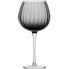 ROSE & TULIPANI MILANO Thun Rose&Tulipani - Calice Grigio in vetro, capacità 460ml, collezione Prismia