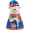 Egan Campanella Natalizia Simbolo Orso. Misura 6cmx9cm. La referenza è: 120037
