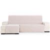 ECOMMERC3 | Copridivano con chaise longue, dimensioni normali a sinistra, facile da posizionare con elastici color malva, compatibile con divani con chaise longue, sinistro o destro