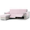 ECOMMERC3 | Copridivano Chaiselong Mini sinistro imbottito e antiscivolo - Copridivano Chaiselongue rosa protezione completa, comfort e stile in design regolabile e lavabile