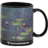 Franco Cosimo Panini Halta Definizione - Mug, Tazza in Ceramica Stampata con un'Opera d'Arte di Monet, Include un'Elegante Confezione Regalo, Capacità 325 ml, F.to 9,5H x 8 Diametro cm, Ninfee