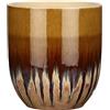 Rituali Domestici - Cachepot M in ceramica, 16,7x16,7cm, profondità 19cm, collezione Introterra