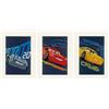 Vervaco - Kit per Punto Croce: Biglietti di Auguri: Cars - Screeching Pneumatici (Set da 3), Assortiti, Set da 3