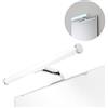 Avilia Lampada da Specchio a Led Universale - Faretto a Led per Specchio con Pannello e a Filo Lucido, in ABS, 30x11x5cm, Cromato