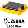 Zebra 01600CT11007 - Ribbon - Inchiostro a nastro Zebra 1600 Wax Cera