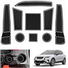 GAFAT Seat Arona/Seat Ibiza 6F KJ1 Facelift 2017-2024 2025 Tappetini Antiscivolo, Seat Ibiza 6F Tappetino in Gomma, Non Scivolano, Console Centrale, Cuciture Porte, Accessori Seat Arona (Bianco)