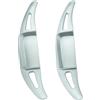 KUNIO 2 pezzi di estensione per bilanciere del cambio volante adatto per Mercedes W206 Classe C W213 LCI E-Class W223 S-Class 2022-up in metallo Paddle Shifter Extension accessori argento
