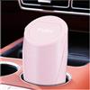CGEAMDY Veicolo Bidone Della Spazzatura, Mini Pattumiera Auto Portatile Con Coperchio per Portabicchieri Console, Piccolo Contenitore Rifiuti a Prova Perdite(Rosa)