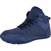 Generisch Scarpe invernali a piedi nudi, impermeabili, da donna e da uomo, per l'autunno, per piedi nudi, in gomma, imbottite, per trekking, per attività all'aria aperta, Blu, 47 EU