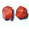 Glitzy Gems Corallo rosso naturale non trattato 20,75 ct 2 pezzi esemplare sfaccettato ge...