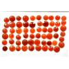 Glitzy Gems Corniola rossa arancione naturale 167,90 ct 60 pezzi pietra preziosa non risc...
