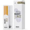 D'Addario Organic Select Jazz Filed Baritone Ance per Sassofono - Ance per Sax - La prima e unica Ancia Biologica - 4 Duro, 5 Pacchetto