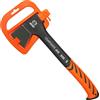 IMJ-Global Accetta Spaccalegna S Professionale da 640g piccola 36,5 cm Ascia manico fibra di vetro ergonomico in gomma 0,64 Kg spacca legno