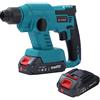 KATSU Tools KATSU FIT-BAT 21V Martello Perforatore a Batteria Tassellatore SDS con 2 x 1,5Ah Batterie e Caricabatterie, per la Foratura di Cemento, Acciaio e Legno (Budget)