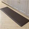 Carvapet Antiscivolo Tappetino da Cucina Anti-Fatica Stuoie in Piedi Spessore 20mm Tappetini da Cucina PVC impermeabile Tappeto da Cucina(Marrone,44x152cm)