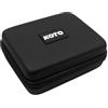 KOTO darts KOTO - Custodia Rigida EVA Porta Freccette, Grande, 12 Dardi, Nera | Per 4 Set di Freccette, Più Scomparti, Protezione Antiurto, Guscio Rigido in Plastica, 22x19x8cm, 150g, Steel e Soft Tip
