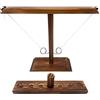 DIIQII Ring Toss Game, Giochi da Tavolo Divertenti in Legno Fatti a Mano All'aperto con Pacchetto Shot Ladder, Gioco Interattivo per Famiglie dal Ritmo Frenetico(40 cm)