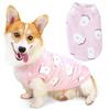 Zunea Maglione per cani in flanella per cani di taglia piccola e media pullover Corgi giacca invernale cappotti in pile peloso vestiti per cuccioli carino morbido caldo freddo bassotto gilet