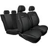 MOTOS Coprisedili universali Copri Sedile Auto per PEUGEOT 207 con Sistema Airbag Attivo, Materiale a Tre Strati, Look Elegante, Personalizzazione Perfetta, Applicazione Versatile per Automobilisti e