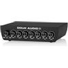 Douk Audio Equalizzatore a 7 bande, bilanciato XLR/RCA preamplificatore per amplificatore domestico