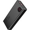Baseus Power Bank 20000mAh con 22,5W Caricatore Portatile a 3 Porte USB C Batteria Esterna Portatile con Display LED per iPhone 12 PRO Max, iPad, Mac, Samsung, Huawei, Xiaomi, Nintendo, Switch- Nero