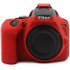 Kinokoo - Custodia in silicone per Nikon D3500 D3500, colore: rosso