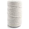 Netuno 1x corda macramè colorata bianco calce 5 mm 100 m corda cotone singola ritorta corda naturale colorata per macramè filo singolo macramè cordoncino colorato filato gomitolo cotone