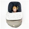 BABEES Coprigambe coprigambe per ogni ovetto, seggiolino auto, coperta universale, chiusura elastica regolabile (proprio)