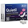 LOGIDEX Quietil - Integratore Melatonina e Valeriana per Dormire - Formula Naturale Anti Stress - Pastiglie Orosolubili per Sonno Veloce e Profondo, 30 Compresse - Logidex