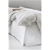 Jotex Colour - Copriletto, 100% cotone biologico di alta qualità, altezza 45 cm, colore: bianco, 90 x 200 cm