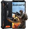 OUKITEL WP20 PRO Rugged Smartphone 2023- Octa-Core Android 12 Telefoni Indistruttibili-4GB+64GB a 1TB- Telefono Antiurto IP68 6300mAh 5.93 HD+ 20MP Camera Impronte Digitali/Face ID/OTG/NFC