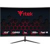 Itek monitor GGC - 23.6 Curvo, 1920x1080 FHD, Panello Fast VA da 200Hz, Risposta 1ms, Collegamenti HDMI e DP, Adapt Sync