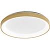 G.E.A. Luce Plafoniera Anello Gea Luce Krizia Pm O Dimmerabile Alluminio Oro Classico