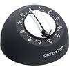 KitchenCraft Kitchen Craft Timer da Cucina Meccanica, Nero