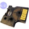 DYMO COMPATIBILE ETICHETTE STANDARD DYMO D1 NERO su GIALLO COMPATIBILE 6mm x 7mt (43618) - S0720790