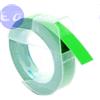 DYMO COMPATIBILE NASTRO ADESIVO in RILIEVO DYMO 3D 9mm x 3m BIANCO su VERDE COMPATIBILE Junior/Omega (520105) - S0898160