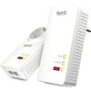 Avm fritz! Powerline Wireless ac+n 1200m AVM Fritz! 1260e kit Bianco mimo 2x2