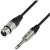 Adam Hall Cables 4 STAR MFP 0300 - Cavo microfono REAN XLR femmina a jack mono da 6,3 mm 3 m
