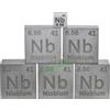 Niobium Metal Cube, Niobium Element Sample, Niobium 1 inch Cube 25.4mm 99.9%