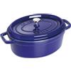 Staub La Cocotte ovale - 29 cm, blu scuro