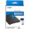 Crucial BX500 500GB SSD Hard Disk 2.5 SATA Disco Stato Solido Interno Pc Laptop